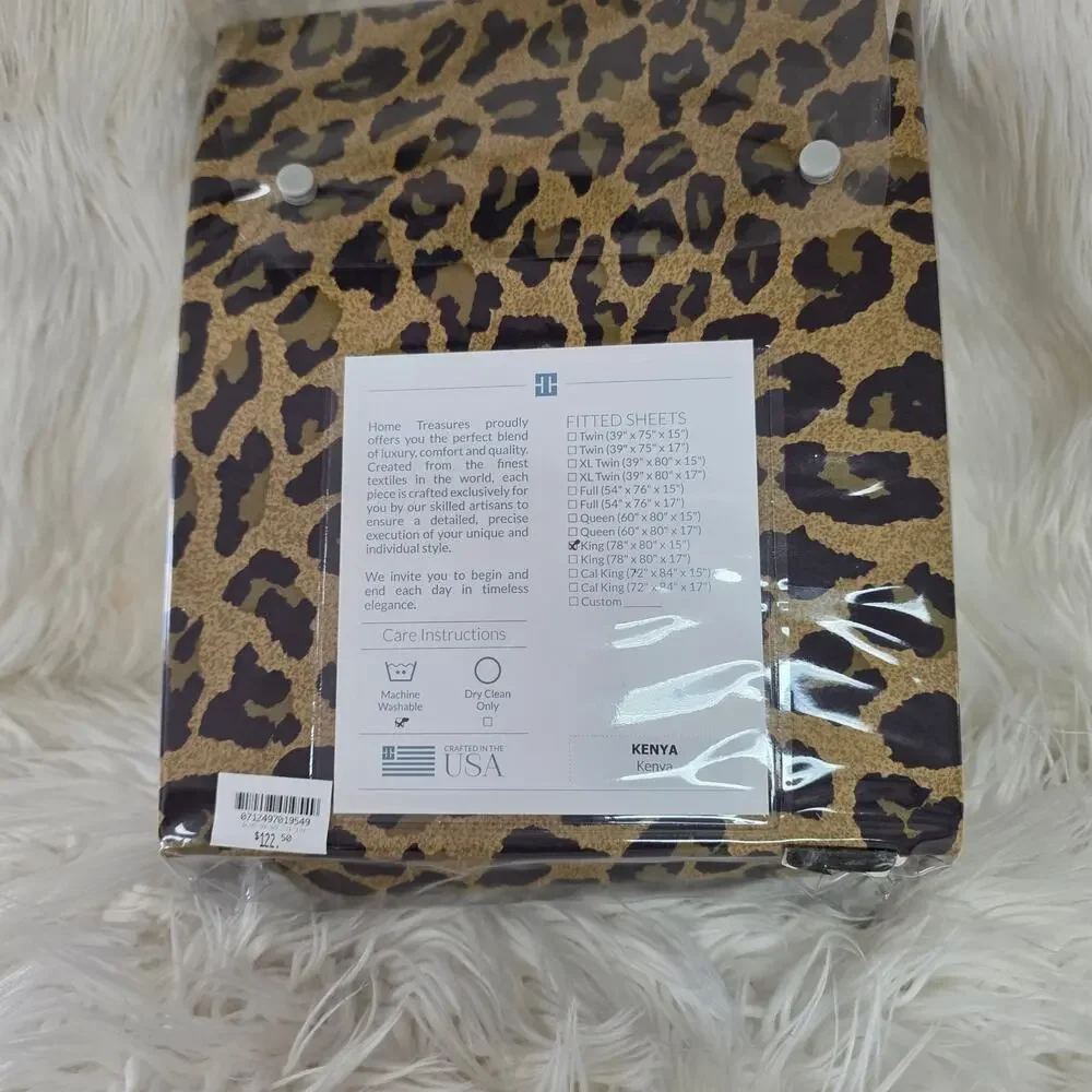 Home Treasures Kenya Fitted Sheet, King